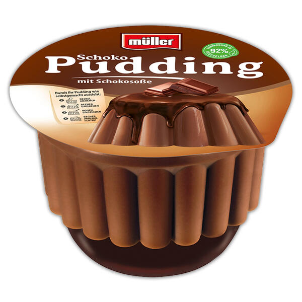 Pudding mit Soße