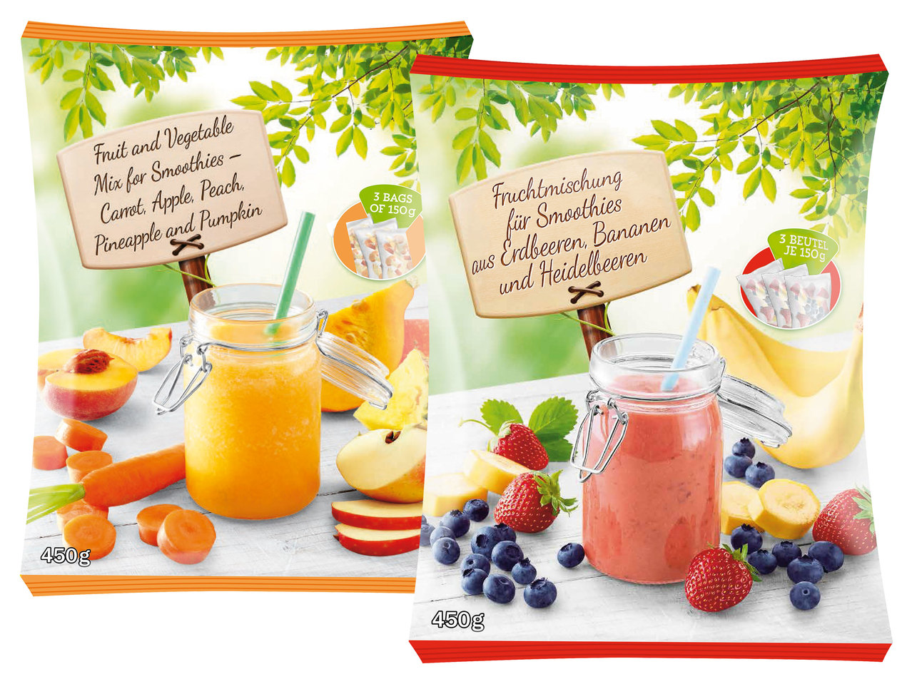 Fruchtmischung für Smoothies