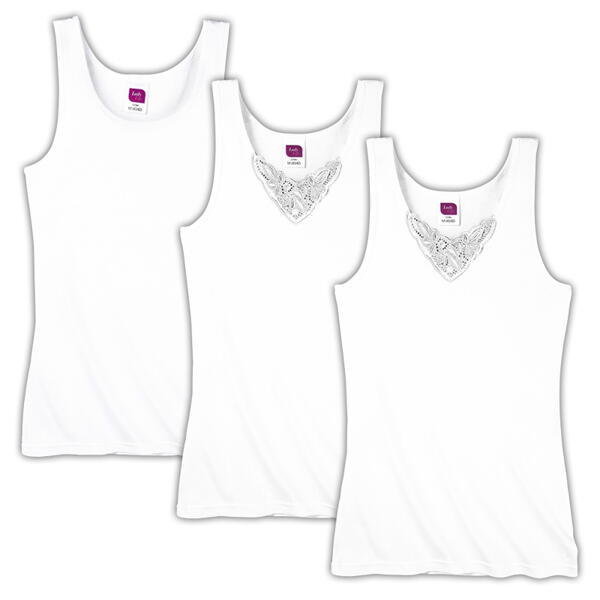 Feinripp-Unterhemden 3er-Pack