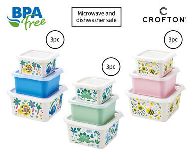 Children's Dinner Set 3pc or Nesting Containers 3pc