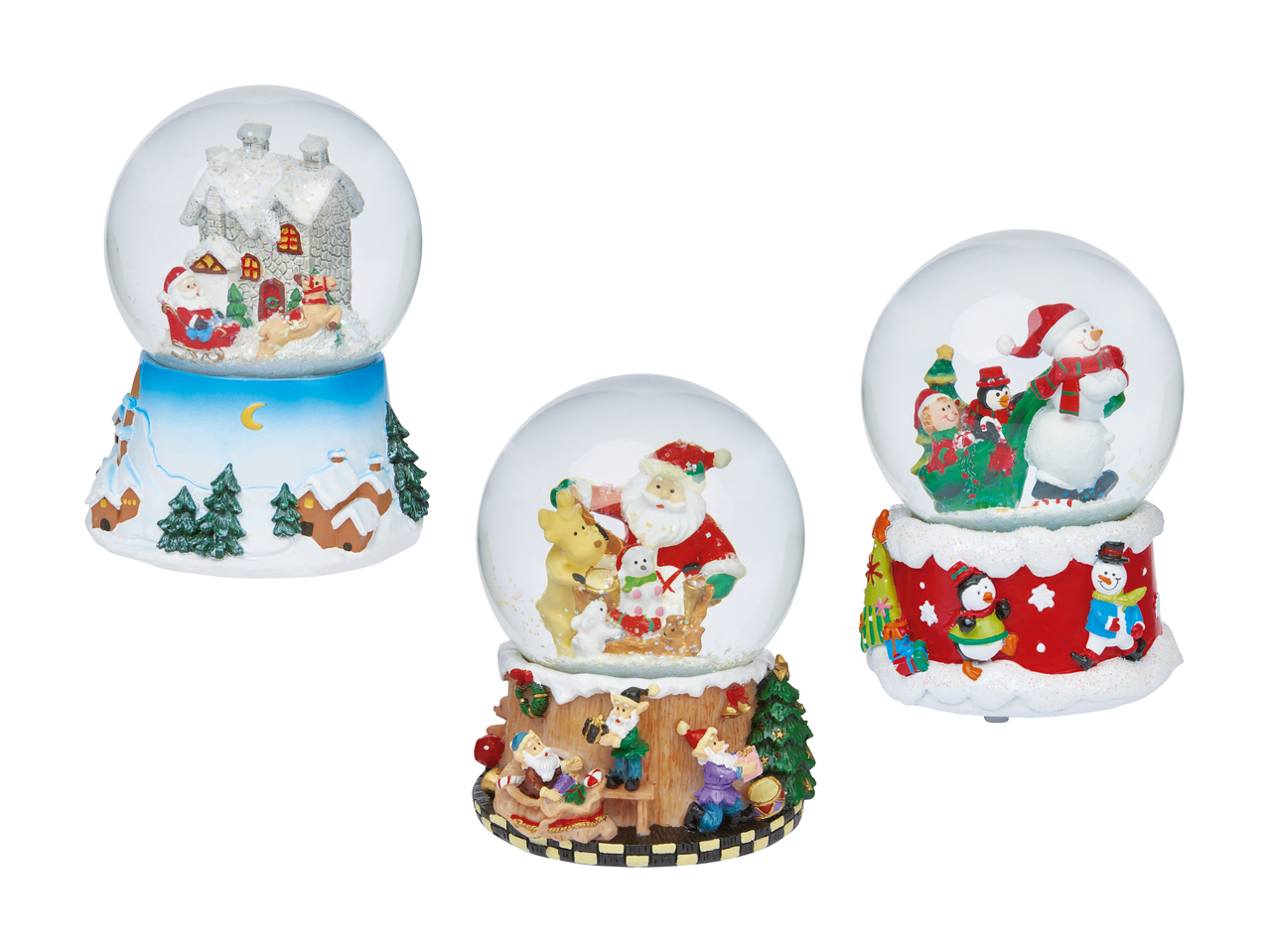 Boule de neige/ horloge musicale