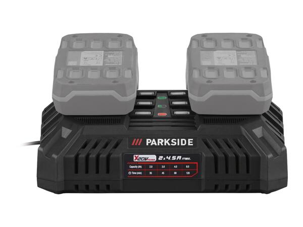 20V, 2x 4.5A Dual Battery Charger