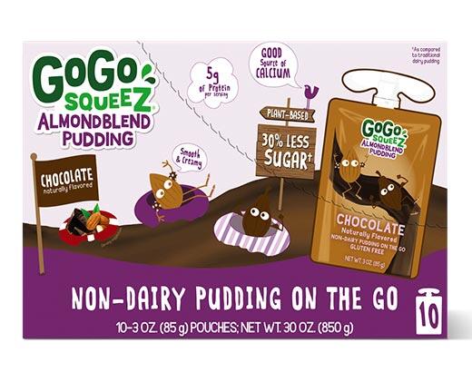 GoGo squeeZ 
 Almond Blend Chocolate Pudding