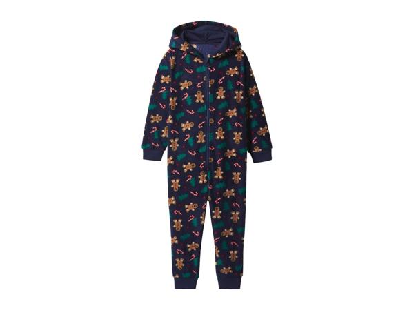 Lupilu Younger Kids' Navy Fluffy Onesie