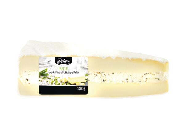 Brie filled with Cream Cheese