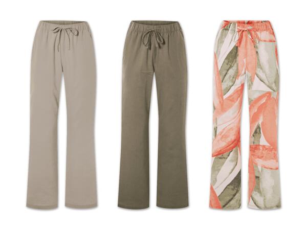 Damen Leinen Hose