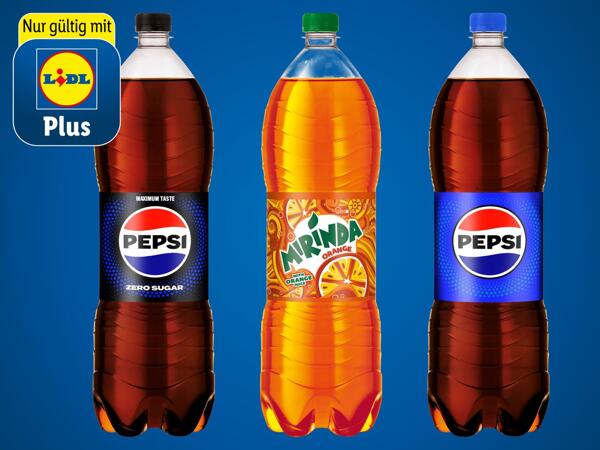 Cola Regular, Cola Zero oder Mirinda Orange