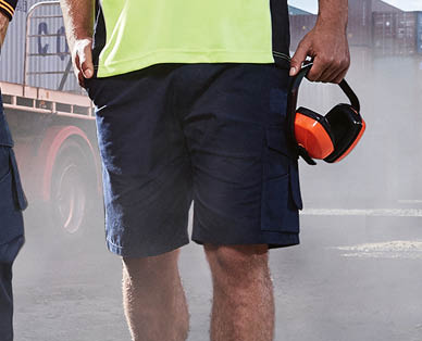 Mens Cargo Work Shorts
