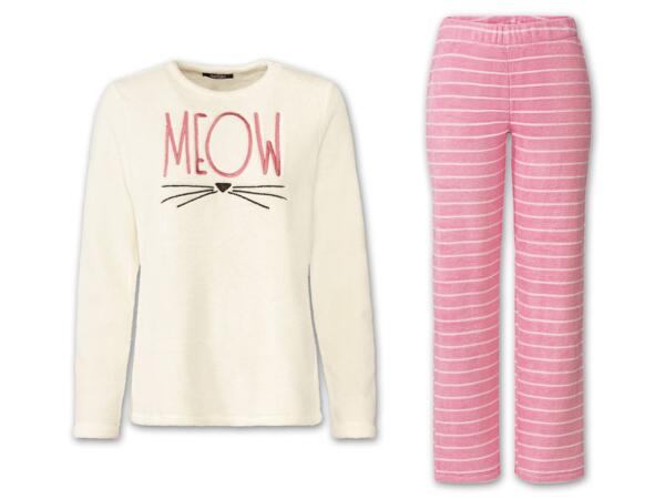 Damen Plüsch Pyjama