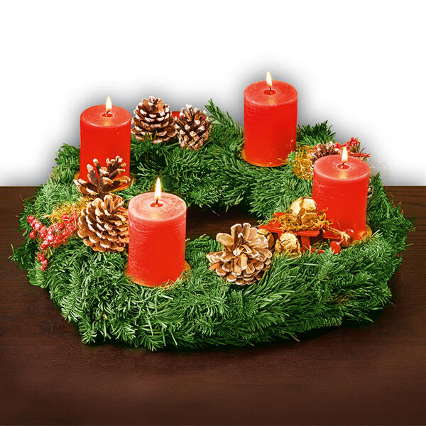 Exklusiver Nobilis Adventskranz XXL