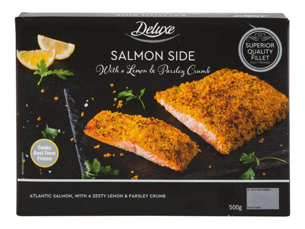 Salmon Side with Lemon & Parsley Crumble