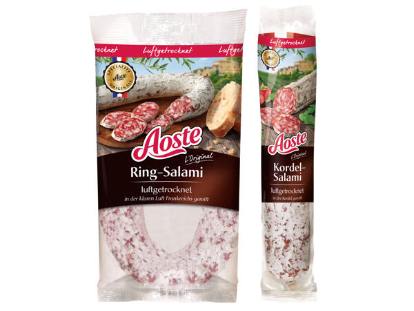 Aoste Salami-Spezialitäten