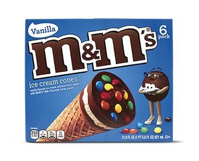 M&M's Ice Cream Cones