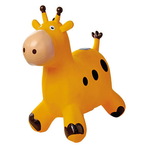 Inflatable Giraffe Hopper with Pump