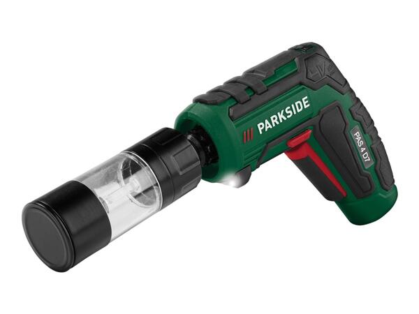 Parkside 4V Cordless Screwdriver Set with BBQ Accessories