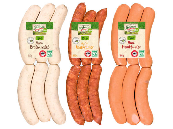 EIN GUTES STÜCK HEIMAT Bio-Mini-Würstel