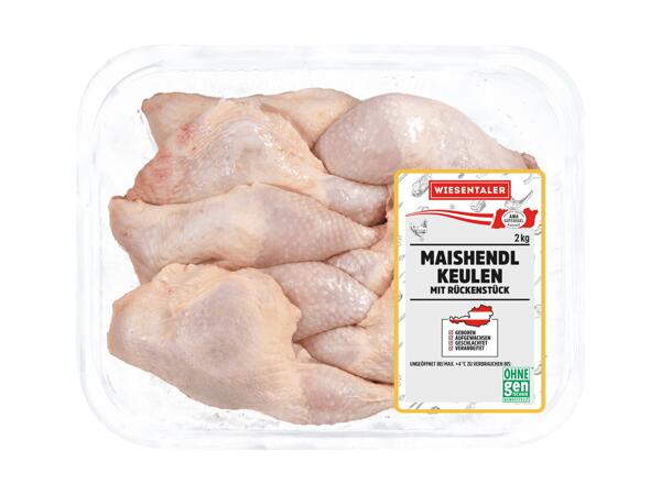 Frische Maishendl Keulen