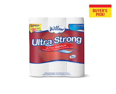 Willow Mega Roll Ultra Strong Bath Tissue