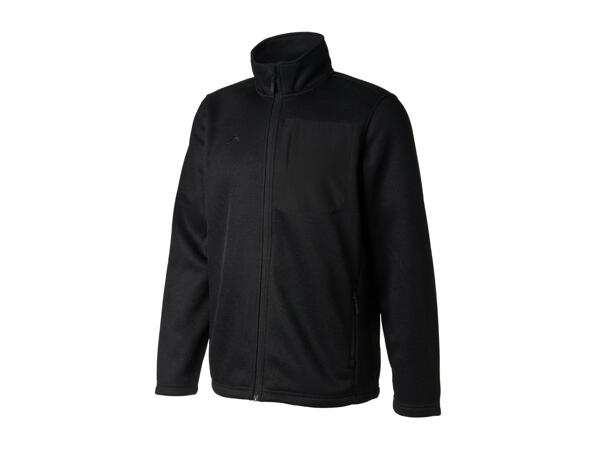 CRIVIT Men's Black Fleece Jacket