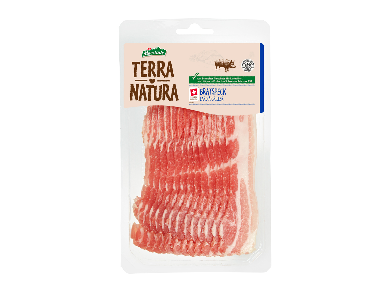 Lard à griller en tranches
