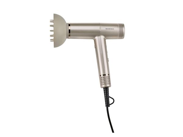 Hair dryer with brushless motor