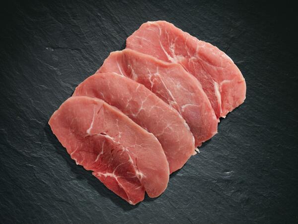 Escalopes de porc du jambon