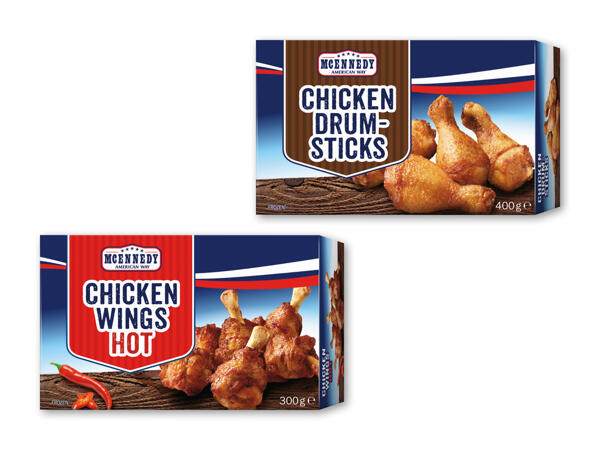 Chicken wings eller drumsticks