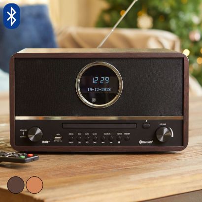 DAB+-radio en cd-speler met bluetooth