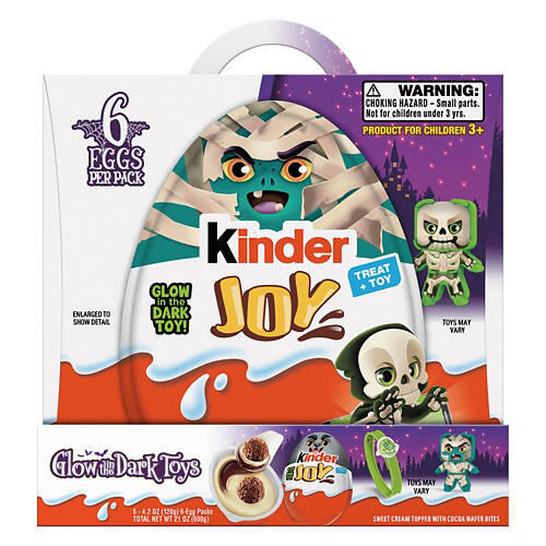 Halloween Kinder Eggs Multipack, 6 count