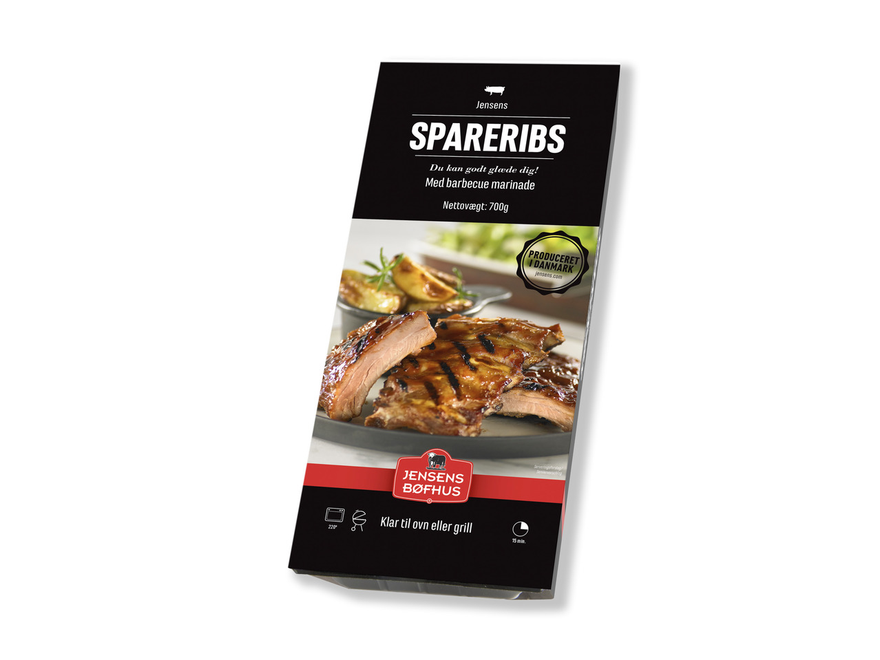 JENSENS Pulled pork eller spareribs