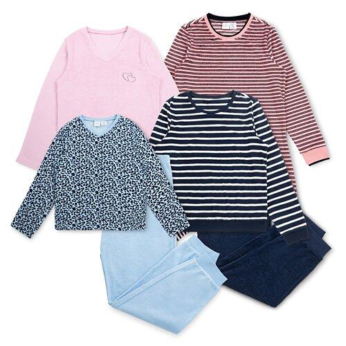 UP 2 FASHION WOMEN Damen-Frottee-Pyjama