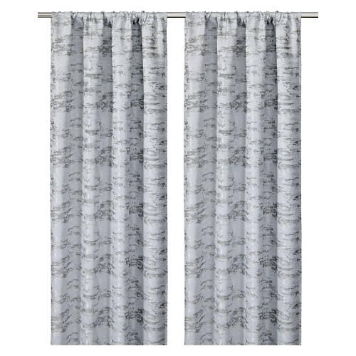 2 Pack Jacquard Window Curtains - Lila