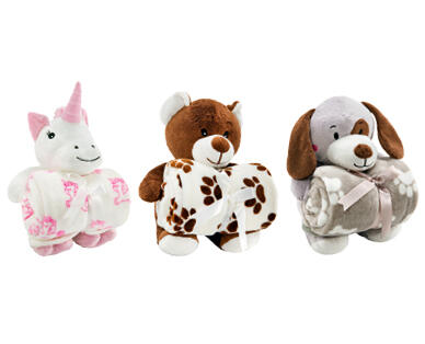 MY LIVING STYLE SET COPERTA E PELUCHE PER BAMBINI