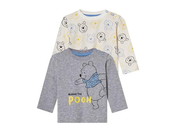 Baby Boy long sleeve tops "Mickey Mouse, The Lion King or Winnie the Pooh", 2 pieces