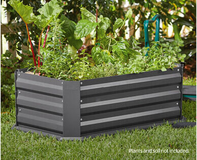 Garden Bed with Base – Charcoal
