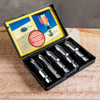 Extracteurs de vis, 5 pcs
