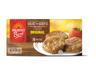 Breakfast Best Heat 'N Serve Sausage Patties