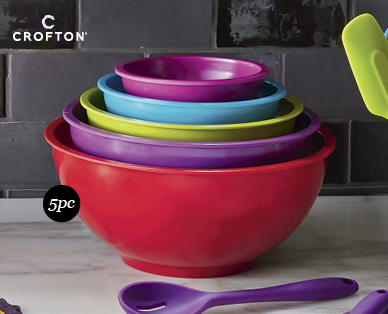 MELAMINE MIXING BOWLS 5PC
