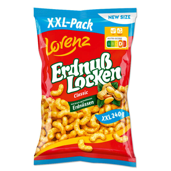 Erdnuss Locken XXL