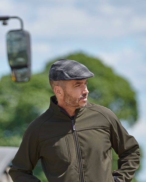Check Flat Cap