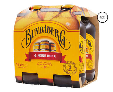 Bundaberg Ginger Beer 4 x 375ml