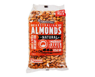 Forresters Natural Almonds 1.2kg