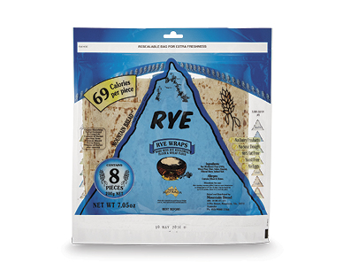 Mountain Bread Rye 8pk/200g