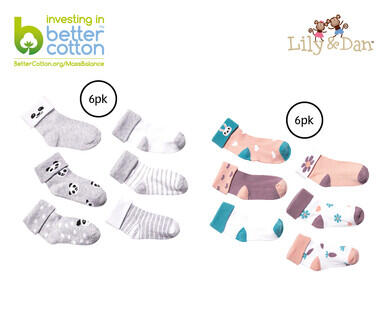 Infant Socks 6pk