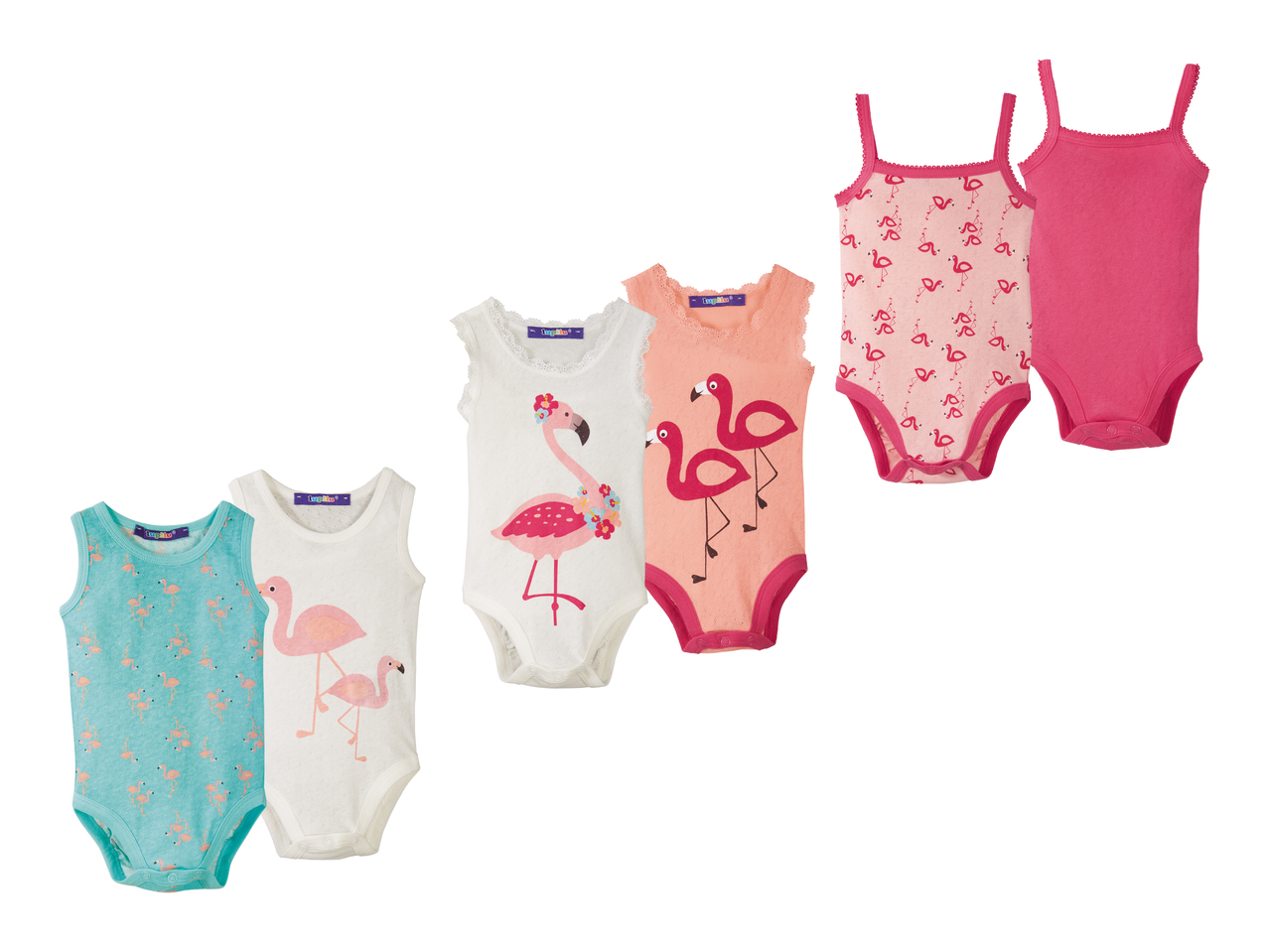 Bodies pour bébé, lot de 21
