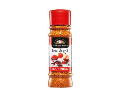 Ina Paarman's Seasonings Braai & Grill Seasoning, Meat Spice or Chicken Spice 170g - 200g