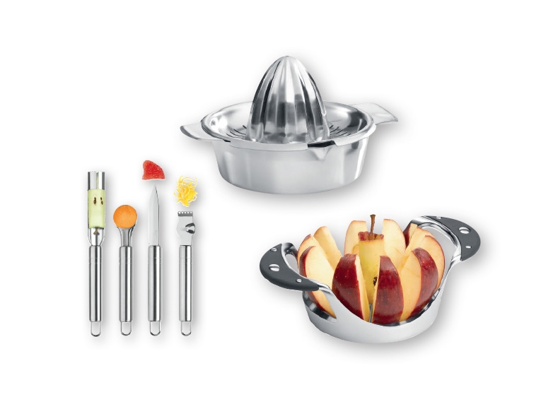 ERNESTO(R) Garnishing Set/ Apple Corer and Slicer/Juicer