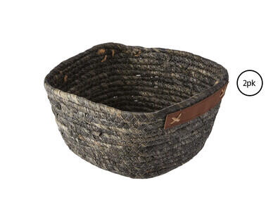 Natural Corn Husk Baskets