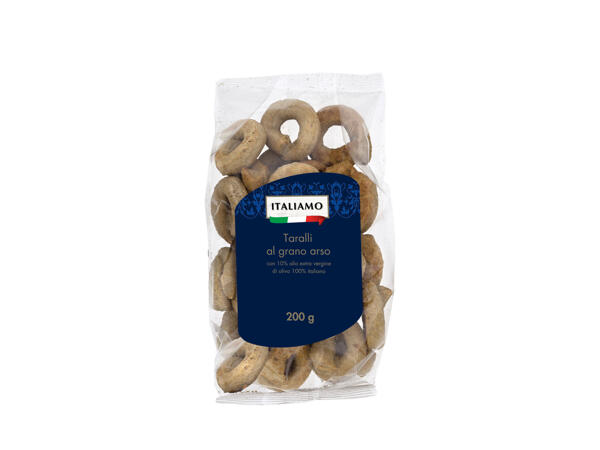 Taralli with Burnt Wheat Flour