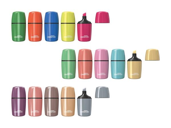 Mini-surligneurs, set de 5